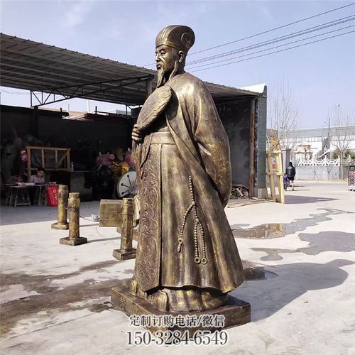 仿铜诸葛亮雕塑