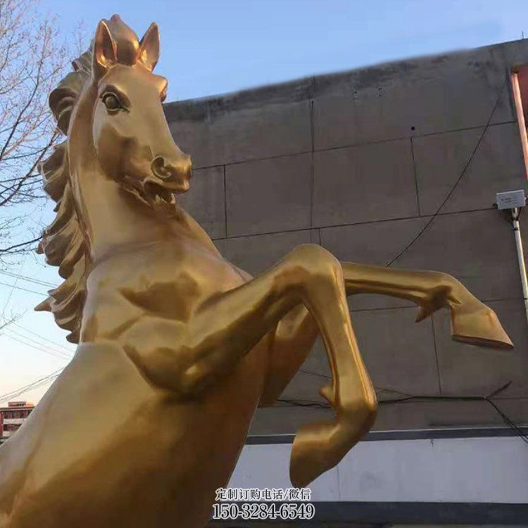 城市骏马雕塑 风景区彩绘雕塑 抽象摆件 城市骏马雕塑 风景区彩绘雕塑 抽象摆件