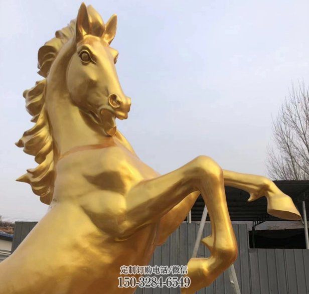 店门口骏马雕塑 创意景观雕塑 仿真摆件 店门口骏马雕塑 创意景观雕塑 仿真摆件