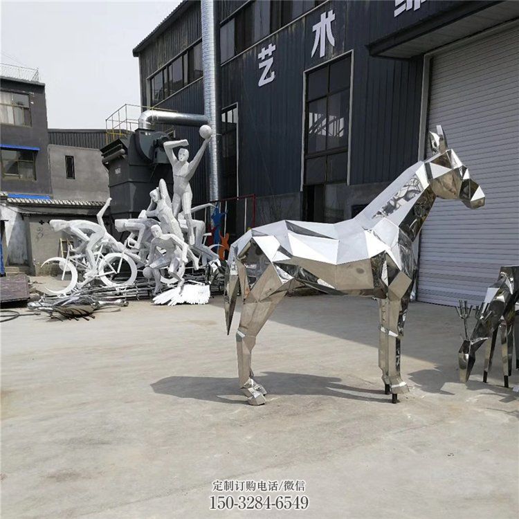 商业街骏马雕塑 售楼处雕塑 动物摆件 商业街骏马雕塑 售楼处雕塑 动物摆件