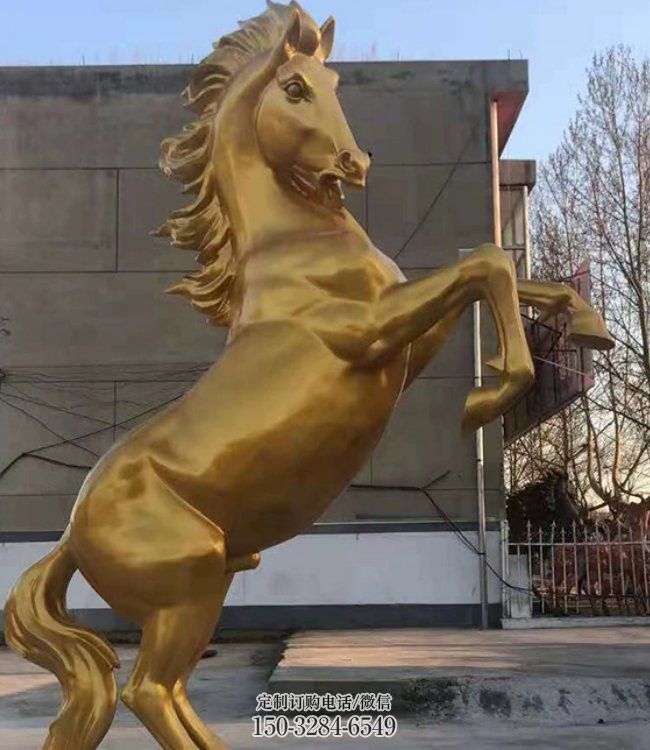 庭院骏马雕塑 城市古铜色雕塑 动物小品 庭院骏马雕塑 城市古铜色雕塑 动物小品