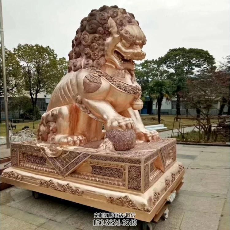 金属狮子雕塑制作,黄铜铸造,公共蹲狮雕塑优选 金属狮子雕塑制作,黄铜铸造,公共蹲狮雕塑优选