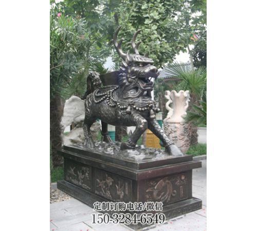 城市麒麟雕塑,网格体育雕塑,古铜效果 城市麒麟雕塑,网格体育雕塑,古铜效果