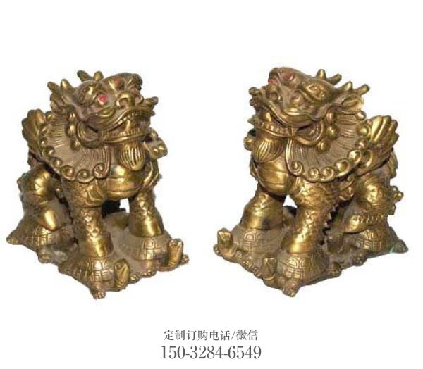 仿真貔貅雕塑,景观动物雕塑,镀铜工艺 仿真貔貅雕塑,景观动物雕塑,镀铜工艺