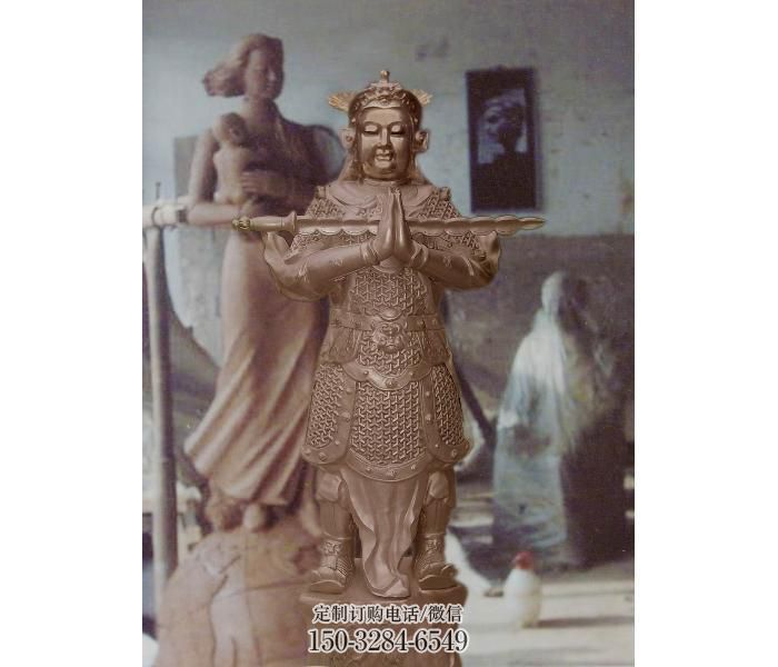 指定韦陀铜神像,铸铜工艺,韦陀铜神像选用 指定韦陀铜神像,铸铜工艺,韦陀铜神像选用
