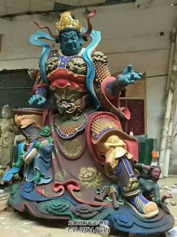 寺庙四大天王神像生产,彩绘工艺,寺庙四大天王神像厂家 寺庙四大天王神像生产,彩绘工艺,寺庙四大天王神像厂家
