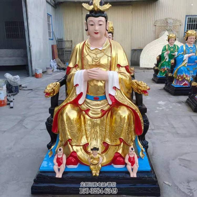 常用老母神像,鎏金效果,玻璃钢老母神像生产 常用老母神像,鎏金效果,玻璃钢老母神像生产