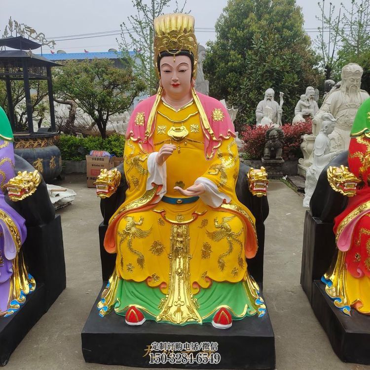 老母神像工厂,彩绘工艺,大型老母神像加工 老母神像工厂,彩绘工艺,大型老母神像加工