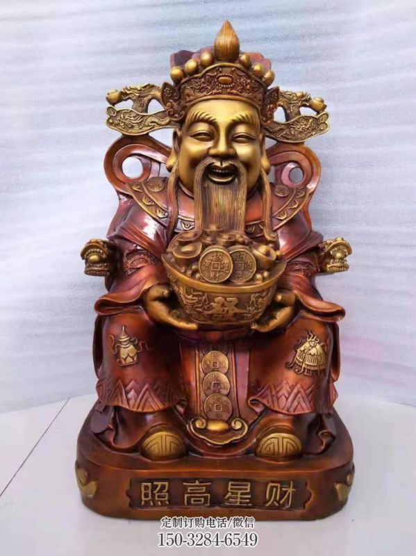大型文财神像厂家,彩绘工艺,大型文财神像加工 大型文财神像厂家,彩绘工艺,大型文财神像加工