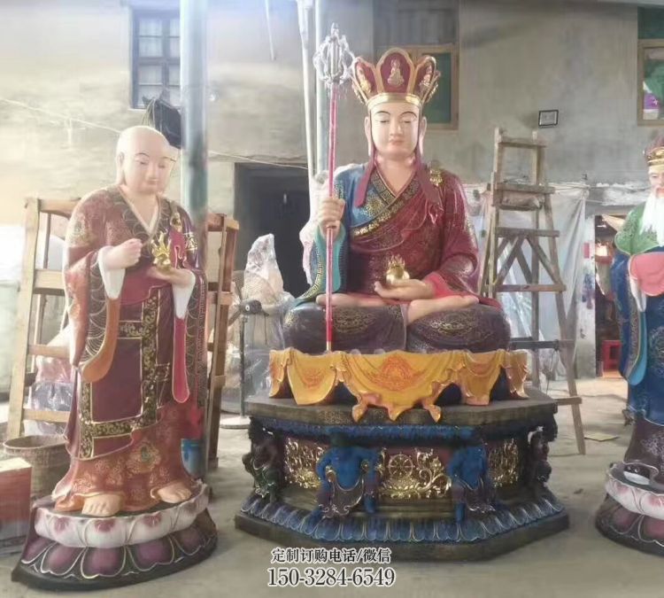 彩绘地藏王菩萨佛像厂,铸铜工艺,彩绘地藏王菩萨佛像生产 彩绘地藏王菩萨佛像厂,铸铜工艺,彩绘地藏王菩萨佛像生产