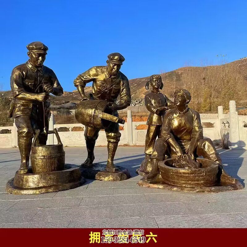 步行街红军雕塑 游乐场革命雕塑 铸造抗战雕塑 步行街红军雕塑 游乐场革命雕塑 铸造抗战雕塑