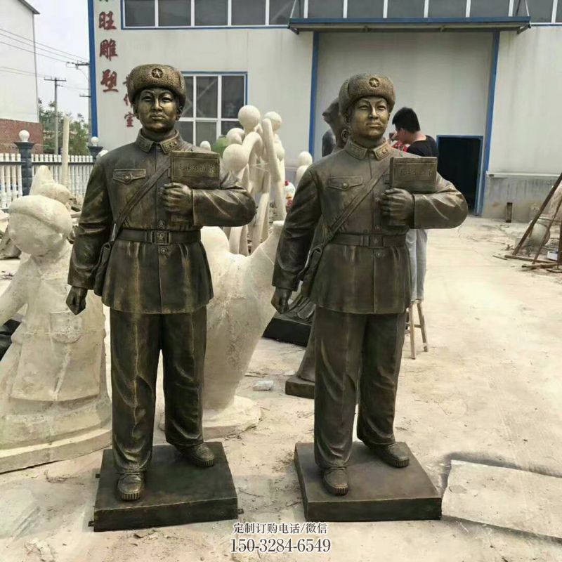 雷锋雕塑 彩绘古代雕塑 现代英雄雕塑 雷锋雕塑 彩绘古代雕塑 现代英雄雕塑